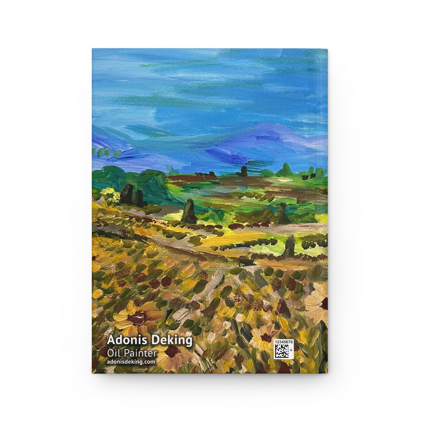 Sunflower Field - Hardcover Journal