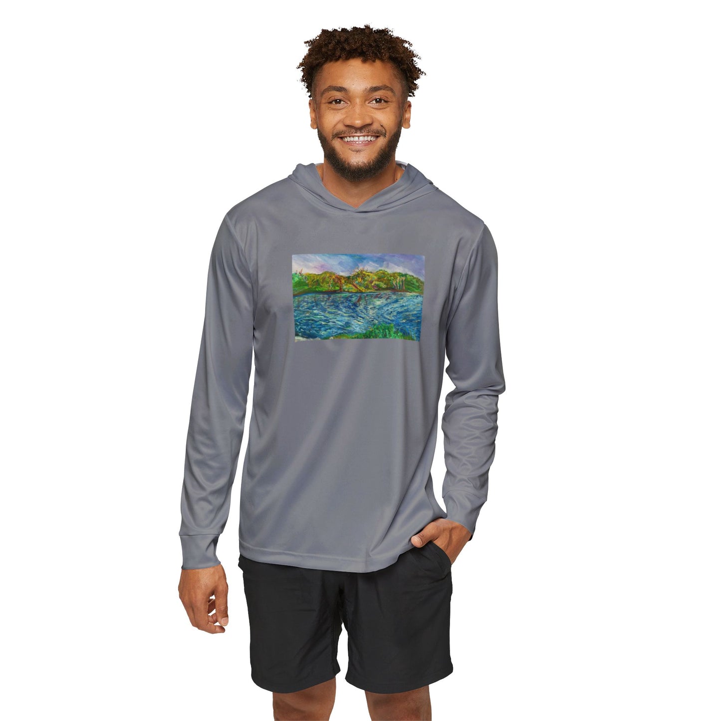 A Lake Near Me - Sports Warmup Hoodie