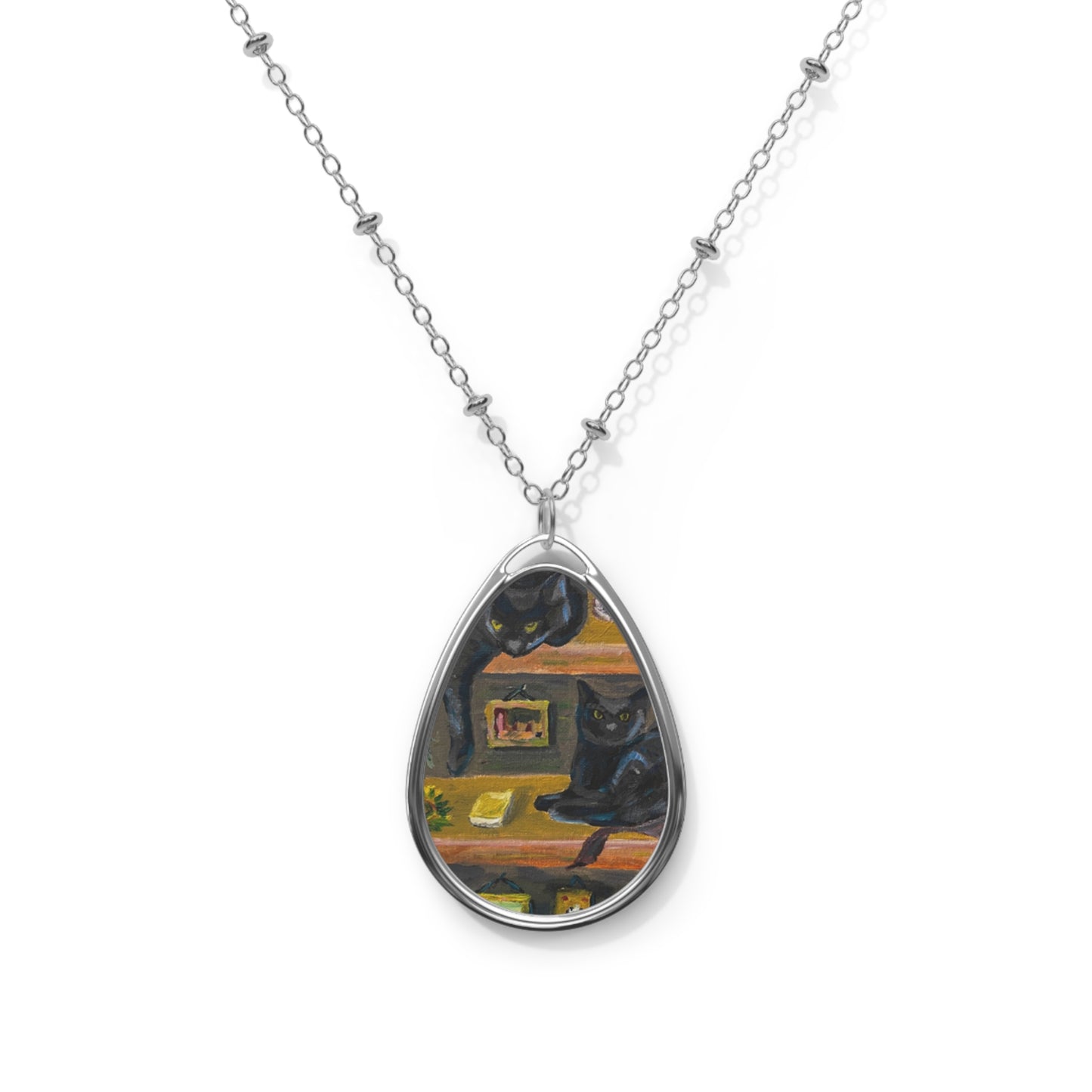 Two Cats - Necklace