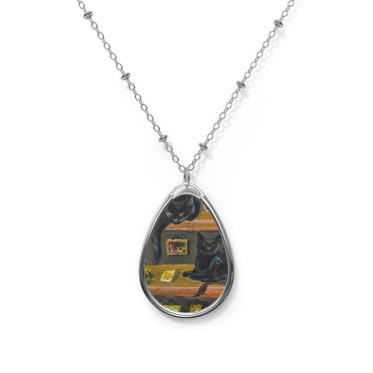Two Cats - Necklace