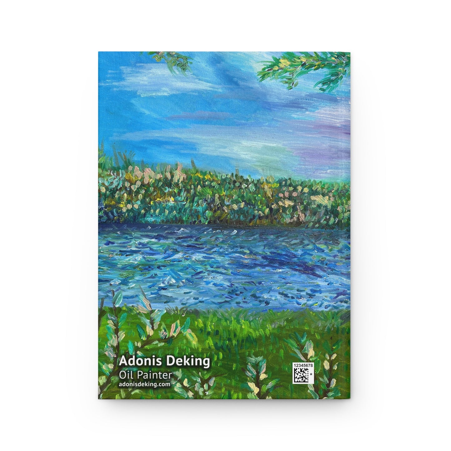 Lake in a Forest - Hardcover Journal