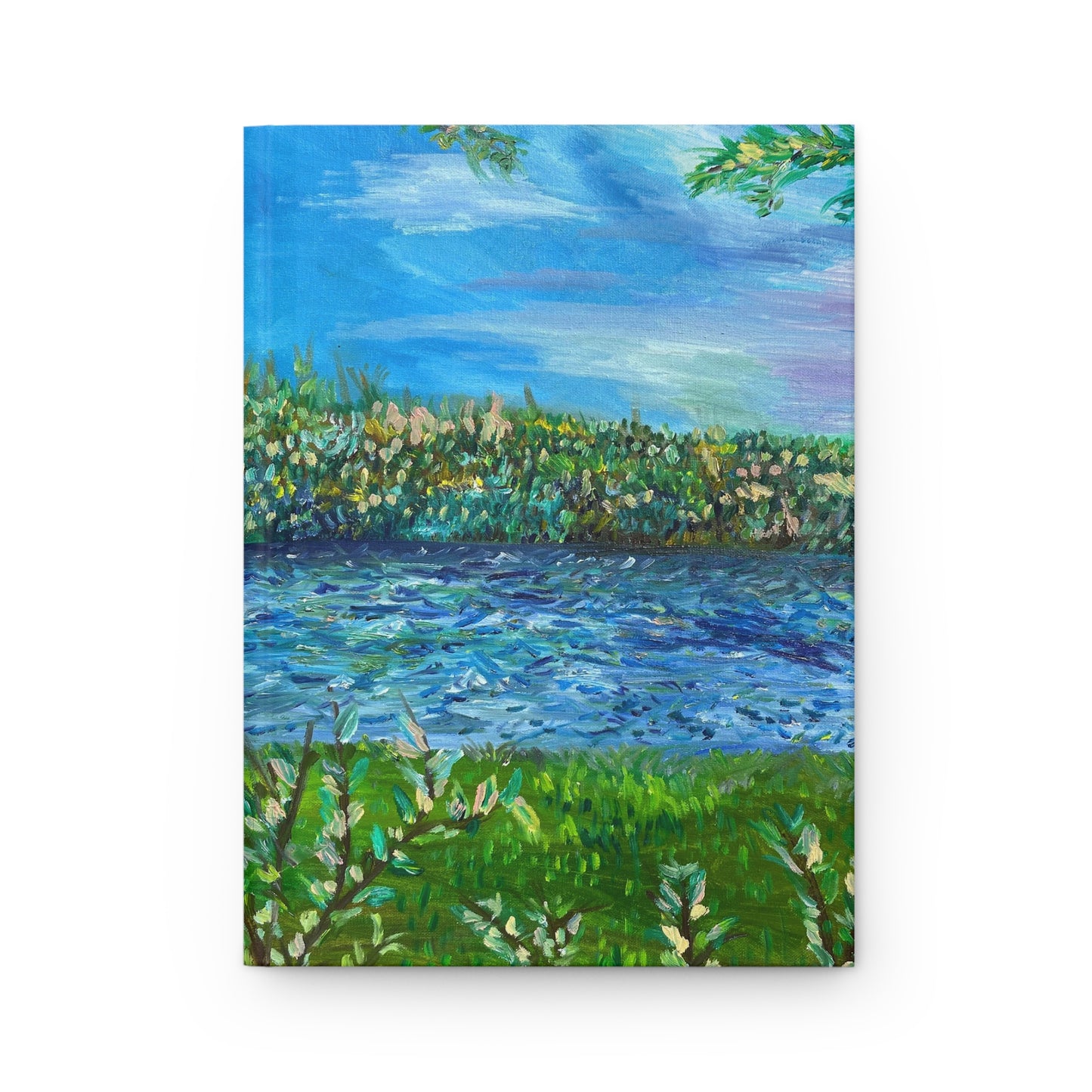 Lake in a Forest - Hardcover Journal