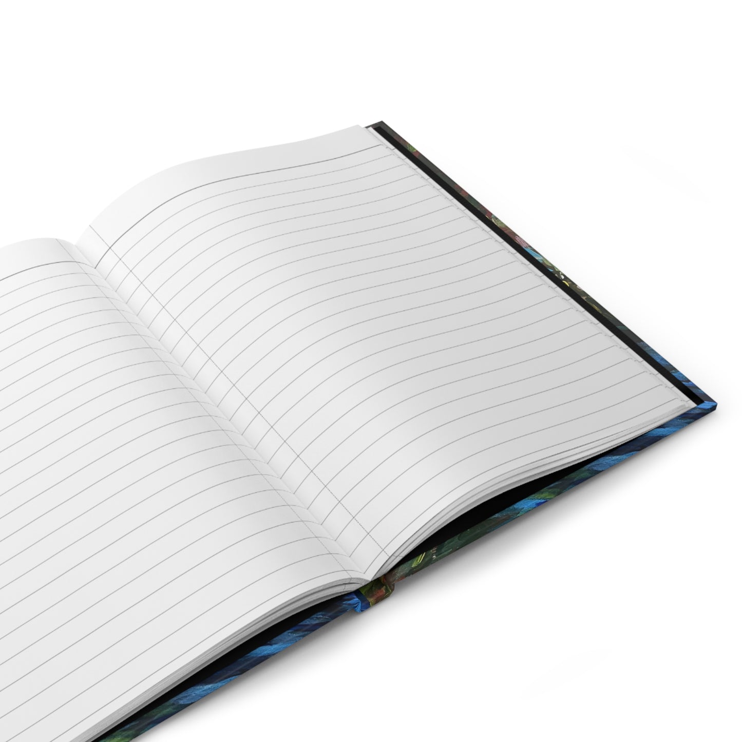 Windy Lake at Night - Hardcover Journal
