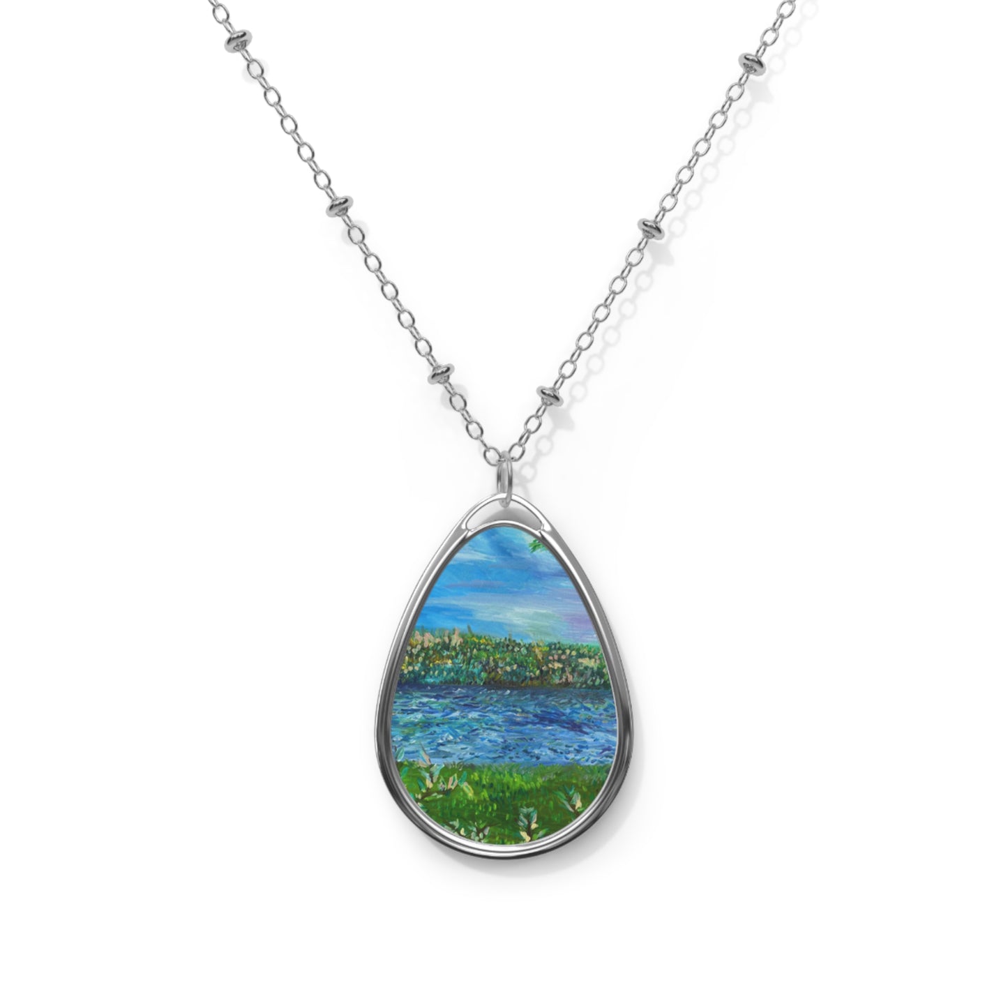 Lake in a Forest - Necklace