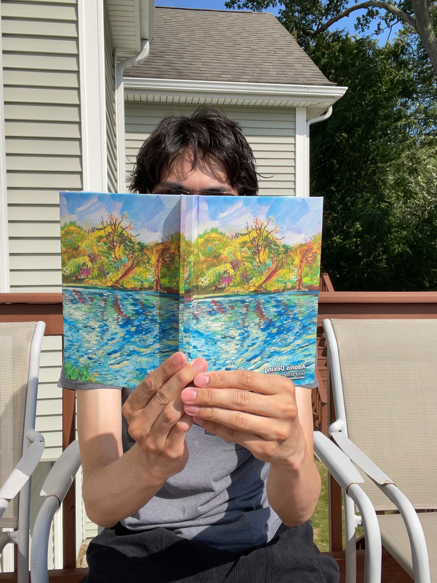 A Lake Near Me - Hardcover Journal
