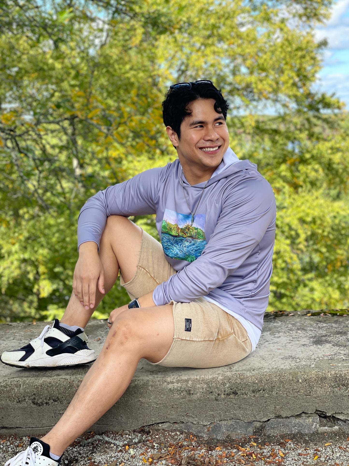 A Lake Near Me - Sports Warmup Hoodie