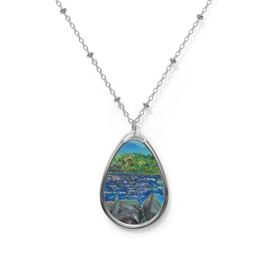 Rocks by a Lake - Necklace