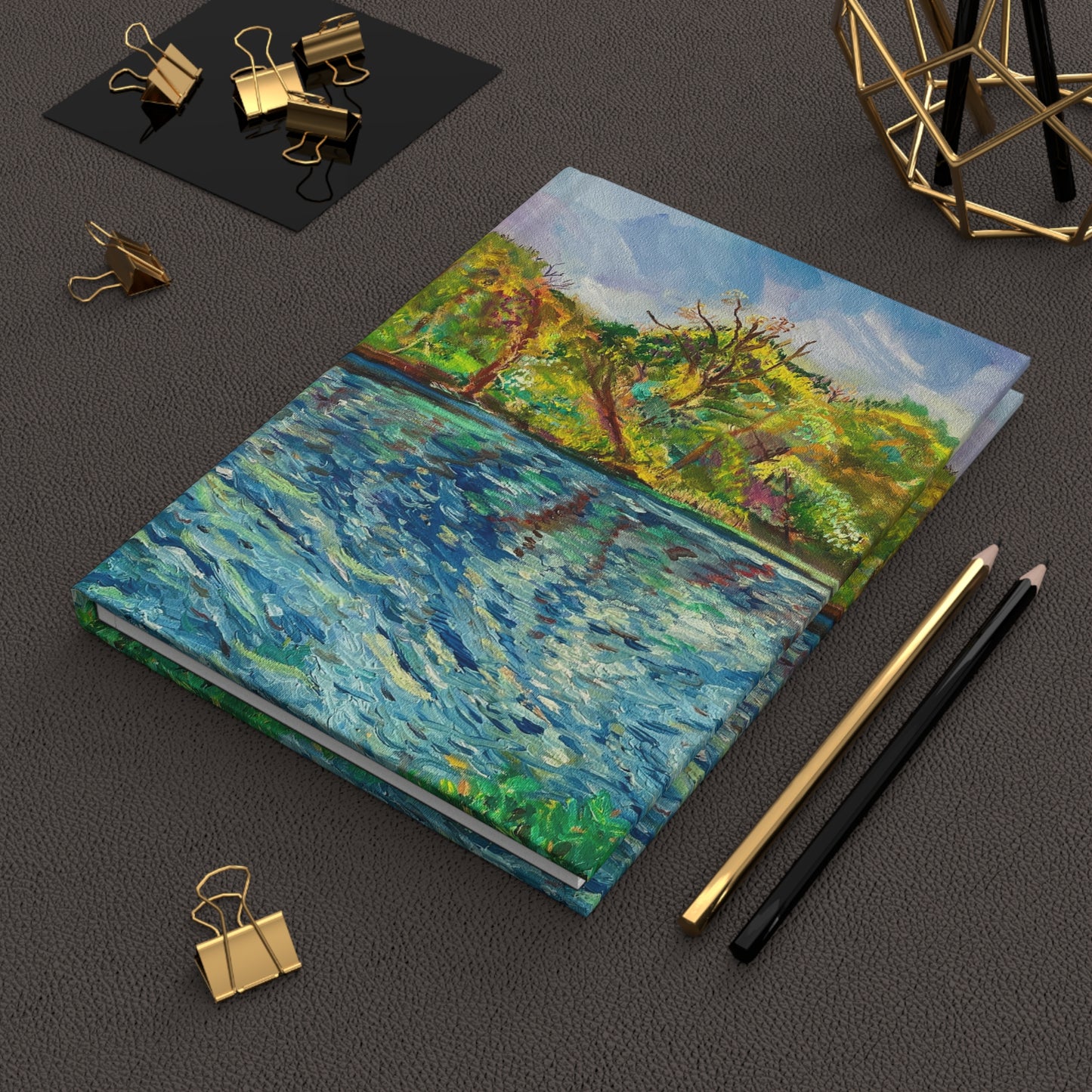 A Lake Near Me - Hardcover Journal